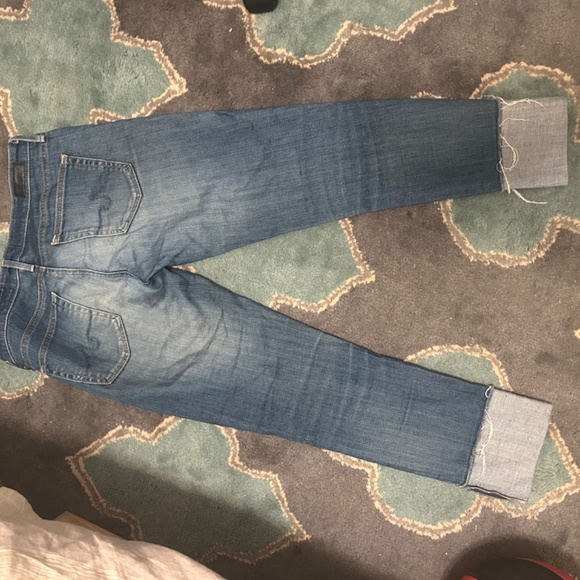 AG Adriano Goldschmied The Stevie slim straight Cuff Jeans Sz 26 - Picture 5 of 5